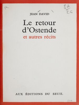cover image of Le retour d'Ostende